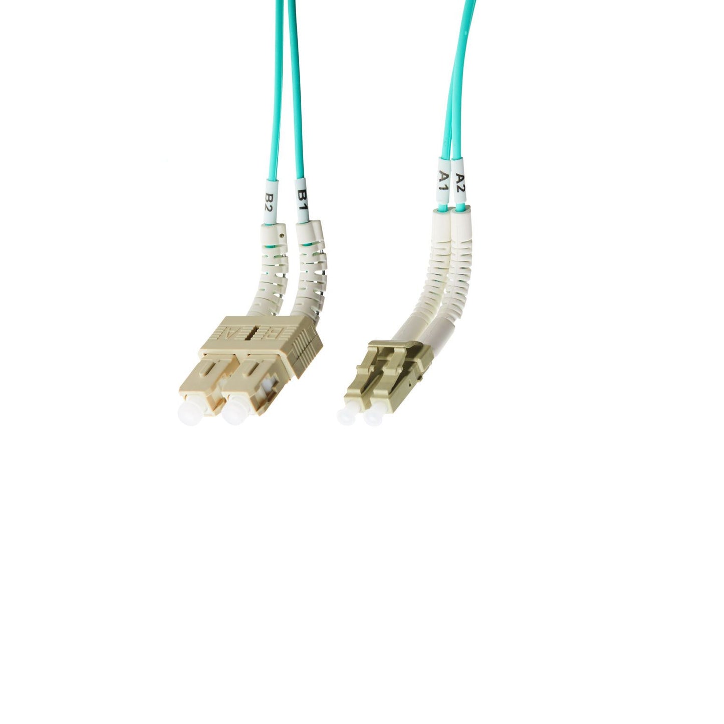 1.5m LC-SC Flexi Boot OM4 Multimode Fibre Optic Duplex Patch Leads