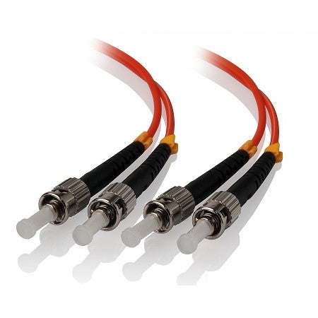 Niffon 1m ST-ST Multi Mode Duplex LSZH Fibre Cable 62.5/125 OM1