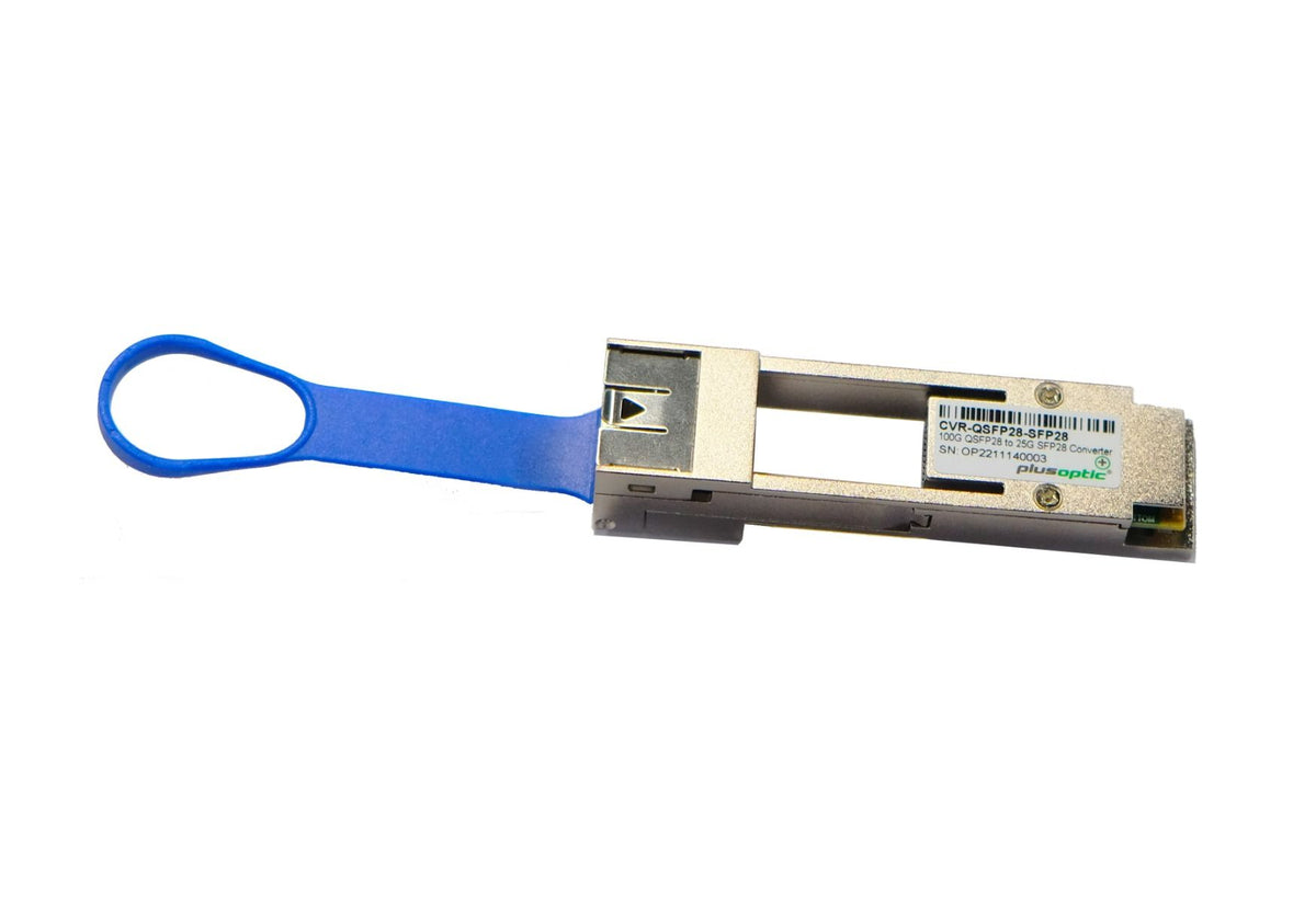 Converter 100G QSFP28 to 25G SFP28 module | Plusoptic CVR-QSFP28-SFP28-25G