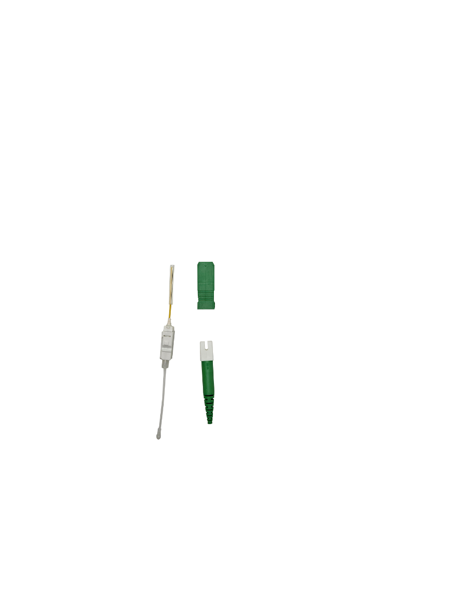 SC Singlemode APC Splice-On Connector - 0.9mm Boots