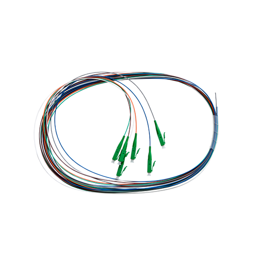 Fibre Pigtail LC/APC OS2 / OS1 Singlemode 2m - 6 Pack Rainbow
