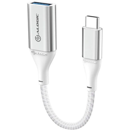 15CM SUPER ULTRA USB-C TO USB-A ADAPTER SILVER