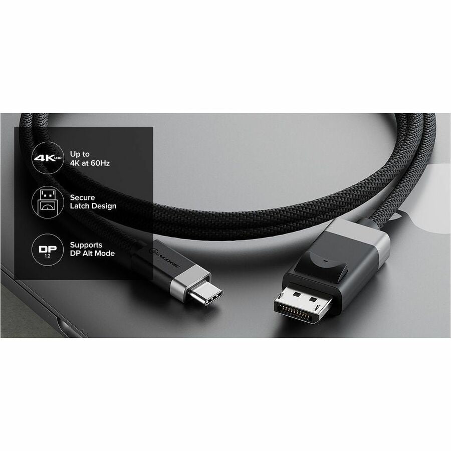 ALOGIC FUSION SERIES USB-C TO DISPLAYPORT V1.2CABLE 1M