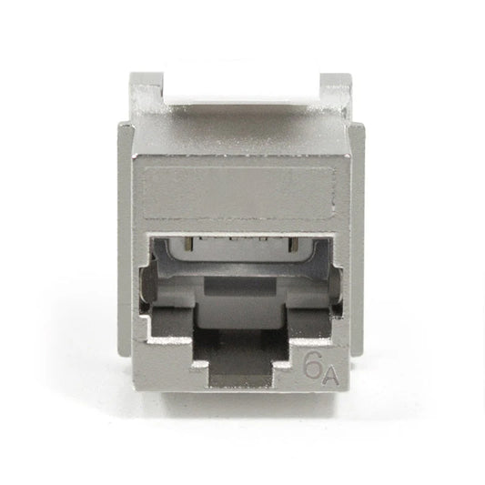 NIFFON Universal Cat6A, STP, RJ45 Modular Keystone Jack - QUICK TOOL Compatible - Pack of 10