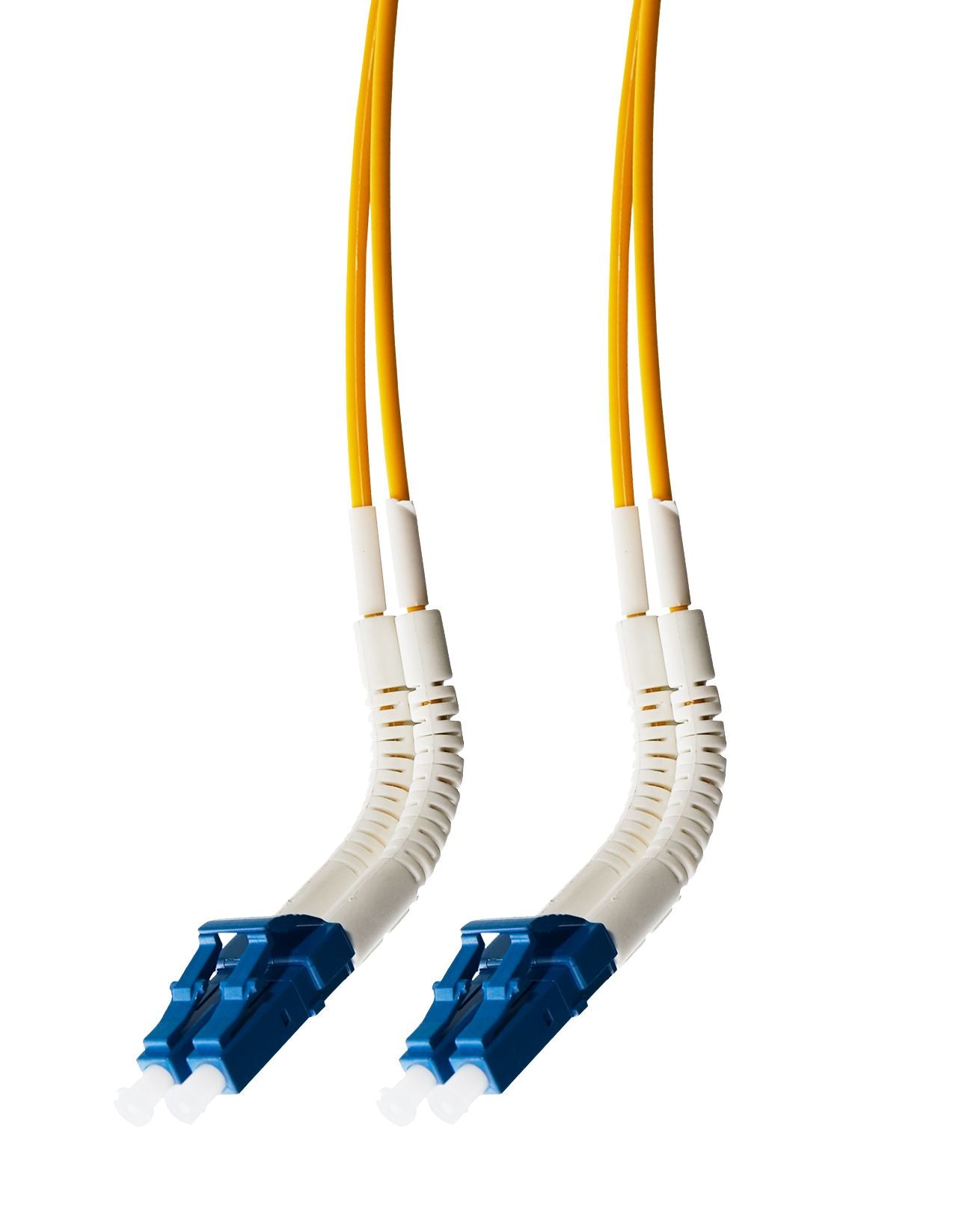0.5m LC Flexi Boot - LC Flexi Boot OS1 / OS2 Singlemode Fibre Optic Duplex Cable