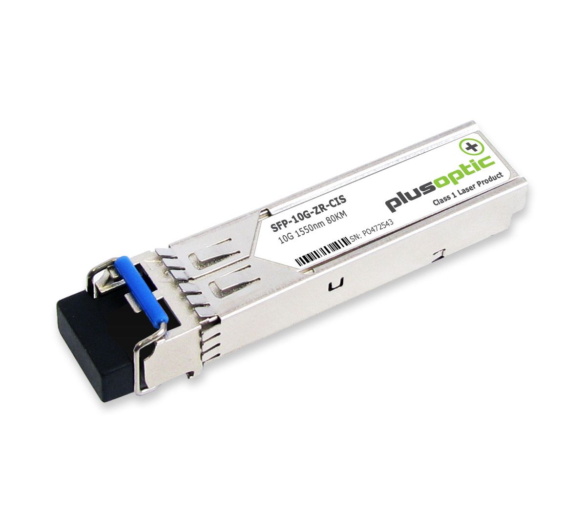 Cisco compatible (SFP-10G-ZR SFP-10G-ZR-S) 10G, SFP+, 1550nm, 80KM Transceiver, LC Connector for SMF with DOM