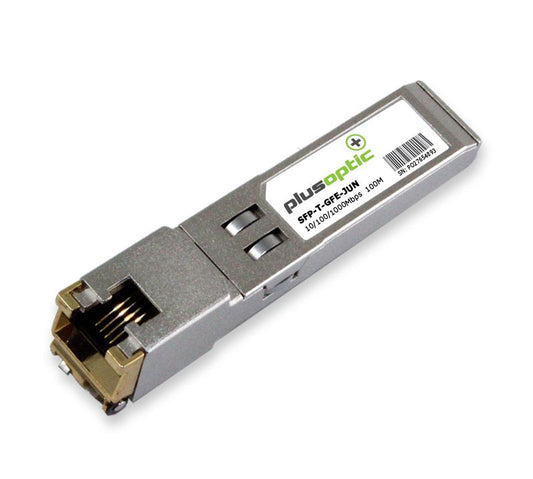 Juniper compatible (EX-SFP-1GE-FE-E-T SFP-1GE-FE-E-T) 10/100/1000Mbps, Copper SFP, 100M Transceiver, RJ-45 Connector for Copper